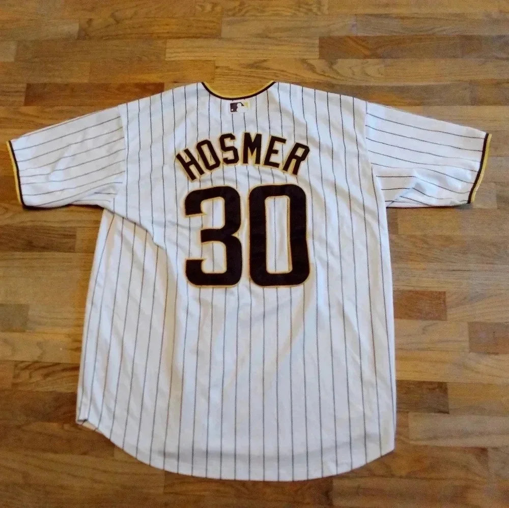 Nike Eric Hosmer San Diego Padres Pinstripe Jersey Men's Large
